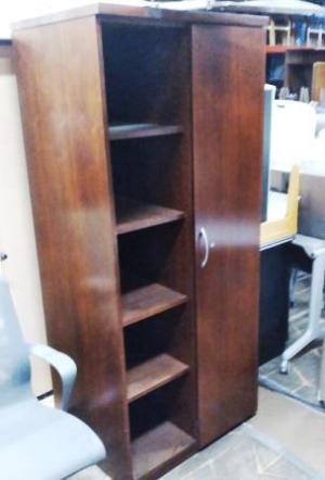 Combination Bookcase and Wardrobe Locker