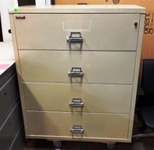 Fire King - Fire Proof Safes - Four Draw Laterall